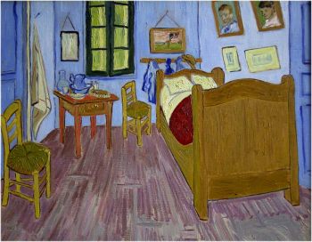 Reproduction tableau de van gogh, la chambre à arles