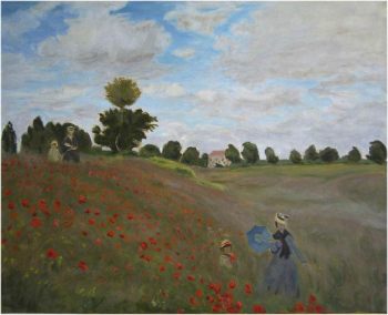 Reproduction de Claude Monet, les coquelicots